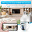 bulb rotation camera E27 PTZ Smart bulb-free e camera WiFi 1080p