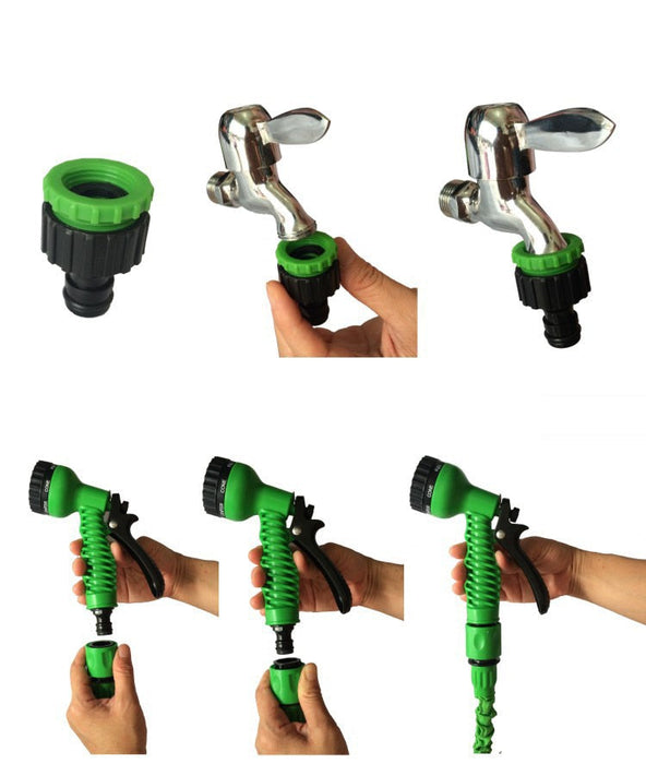 Expandable Flexible Plastic Hose Pipe With SprayGun