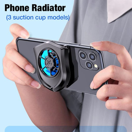 Portable Mobile Phone Gaming Cooler Gaming Radiator Stand Phone Cooling Fan