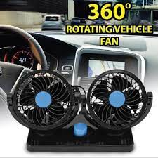 Car Universal Double Headed Fan 360* Degree